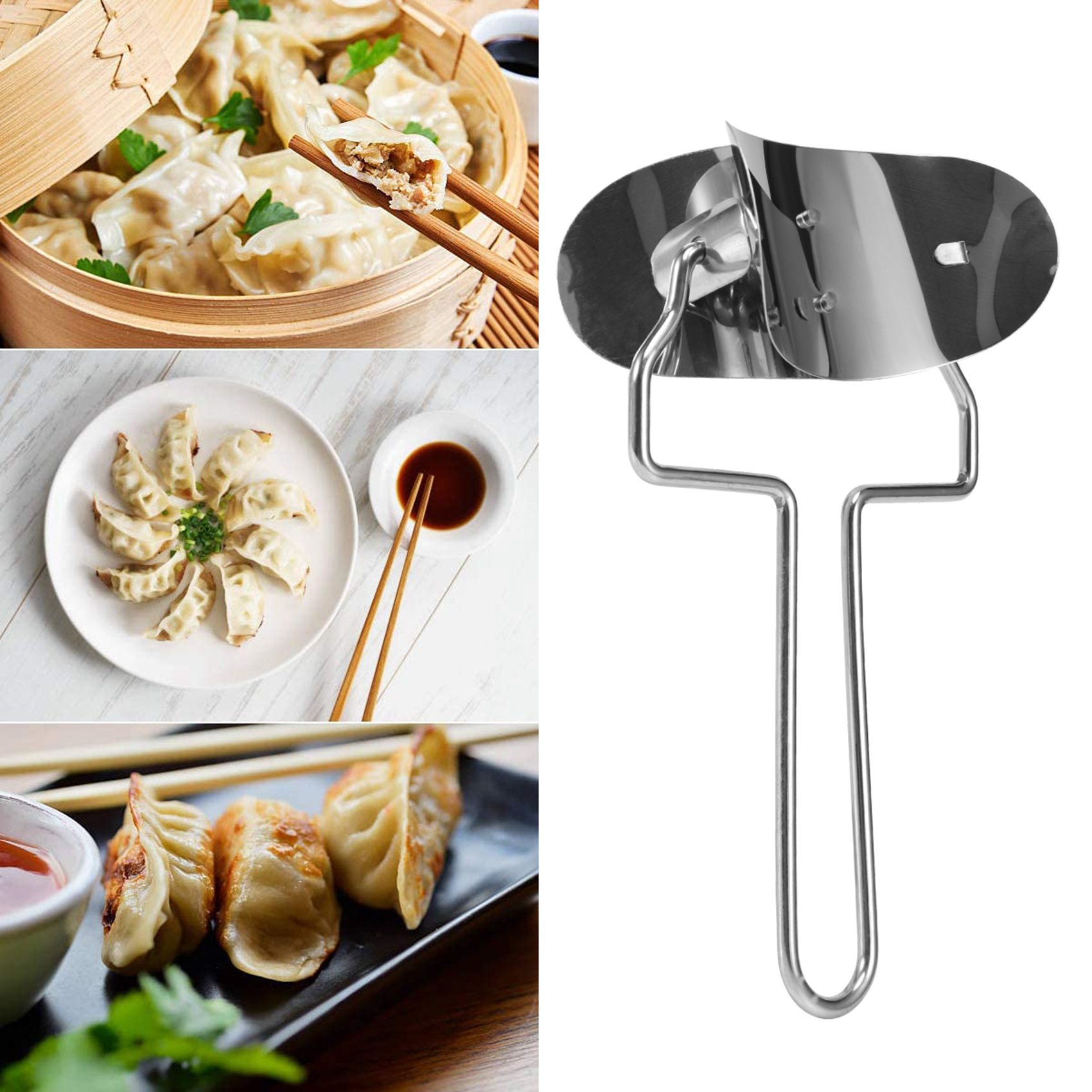 FAST-Dumplings Maker 8 Pcs, Pr - Dumpling Press Set recension och pris