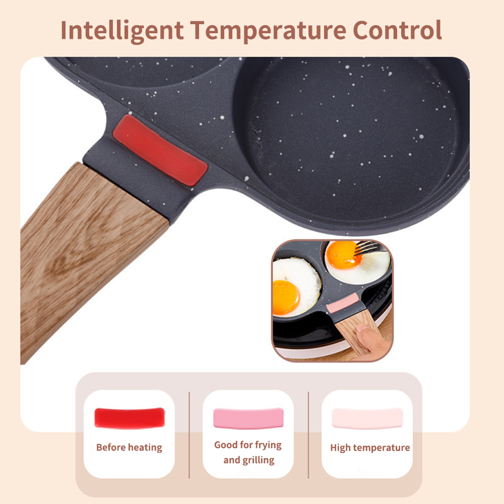 Non Stick 4-Cup Egg Frying Pan - Egg Waffle Pan recension och pris