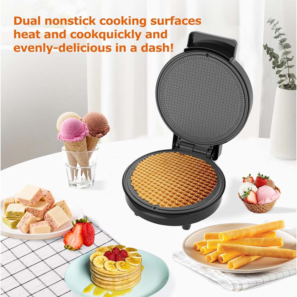 New 220V Household DIY Ice Cre - Waffle Cone Maker recension och pris