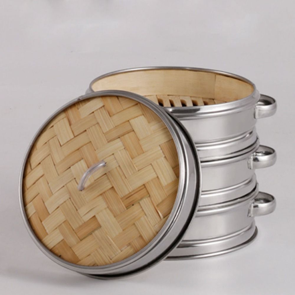 Round Dim Sum Cooking Tool Sta - Bao Steamer Bamboo recension och pris
