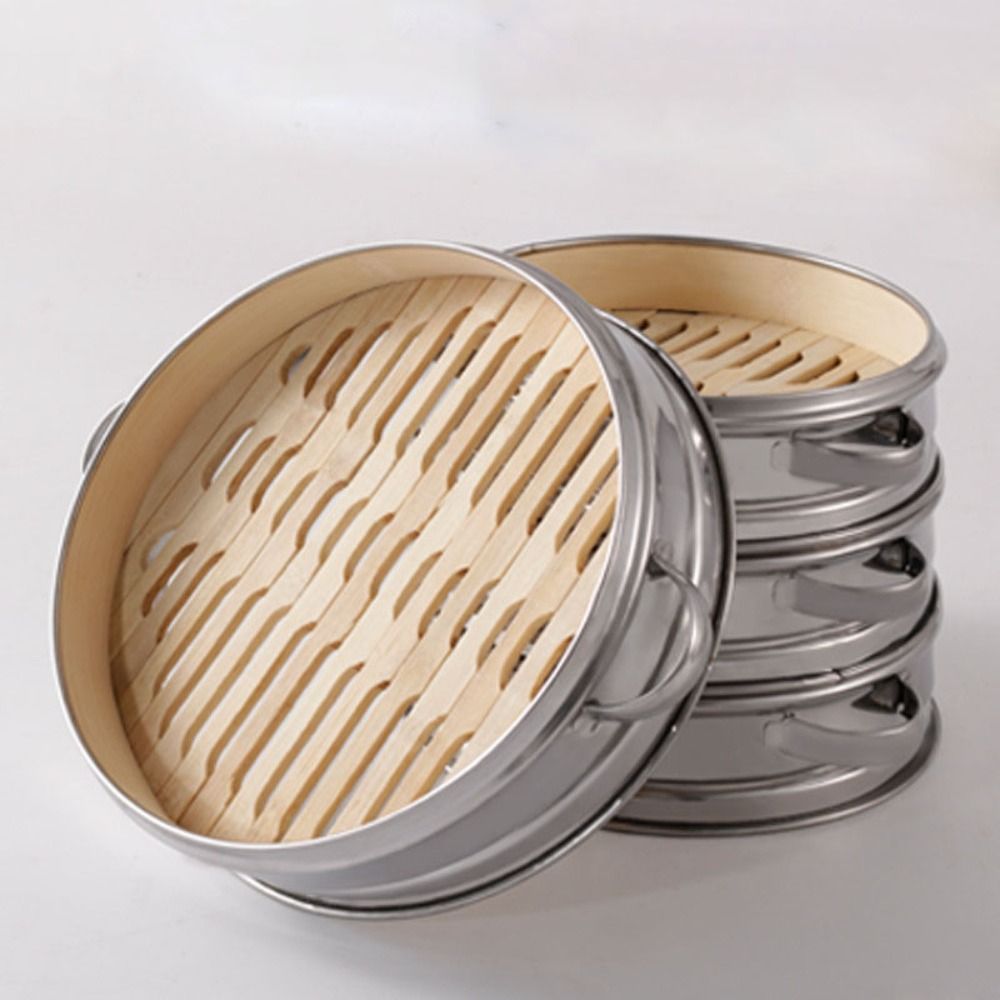 Round Dim Sum Cooking Tool Sta - Bao Steamer Bamboo recension och pris