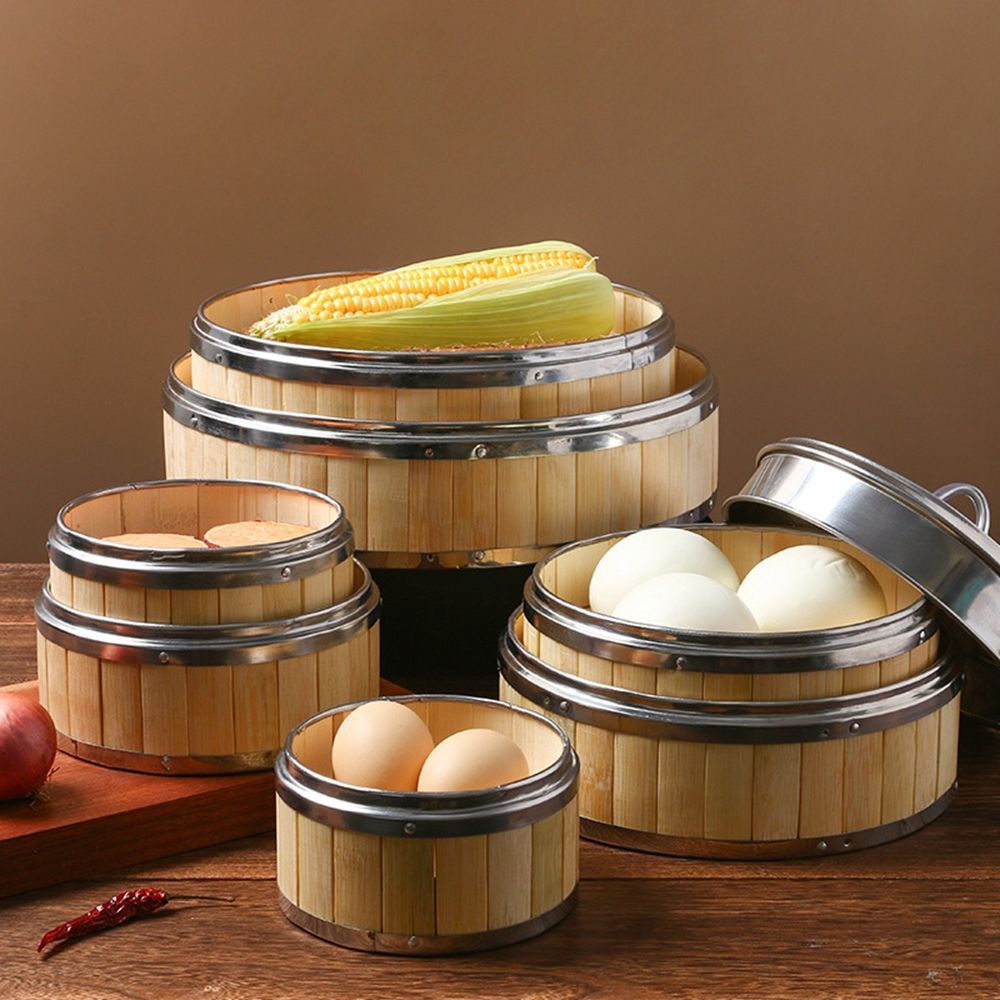 Steel Handle Bao Buns Chinese  - Bao Steamer Bamboo recension och pris