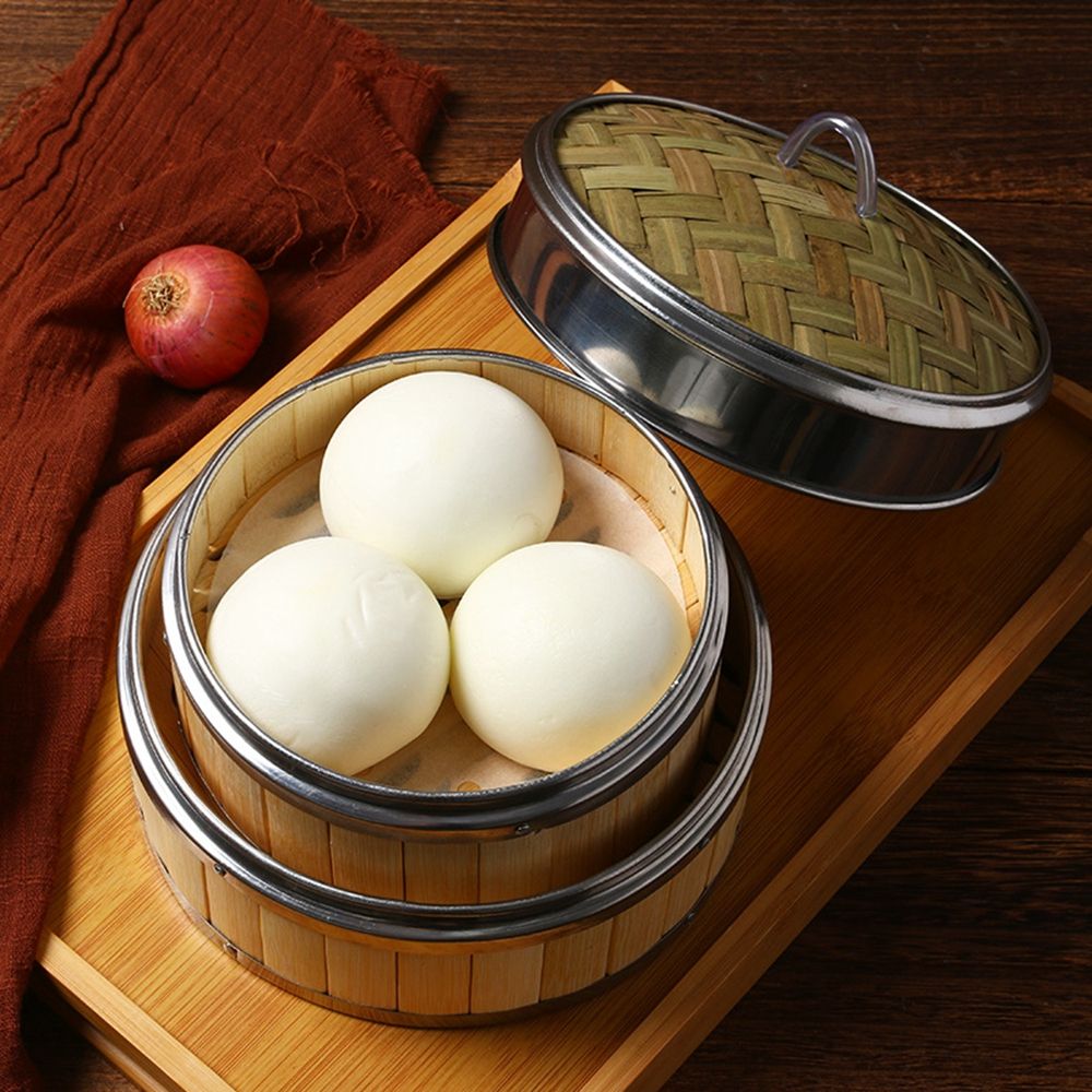 Steel Handle Bao Buns Chinese  - Bao Steamer Bamboo recension och pris